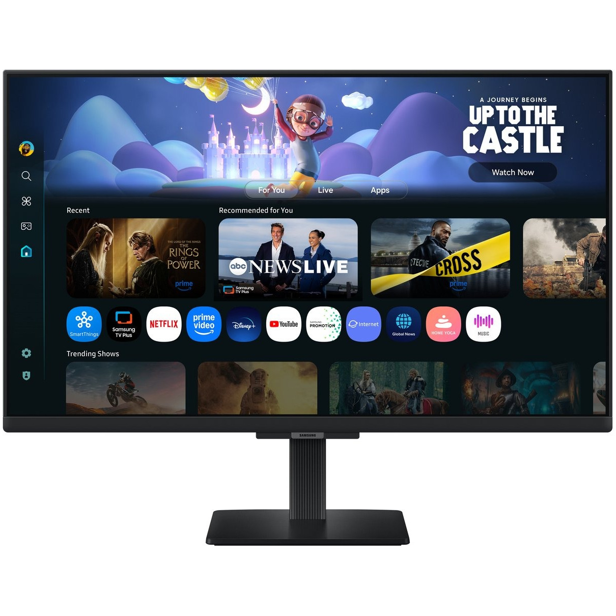 Samsung Smart Monitor M5 M50D FHD LS27FM500EUXEN Monitor Zwart | Samsung