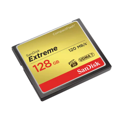 SanDisk CF extreme 128GB 120MB/s read 85MB/s write Compact Flash kaart Zwart | SanDisk
