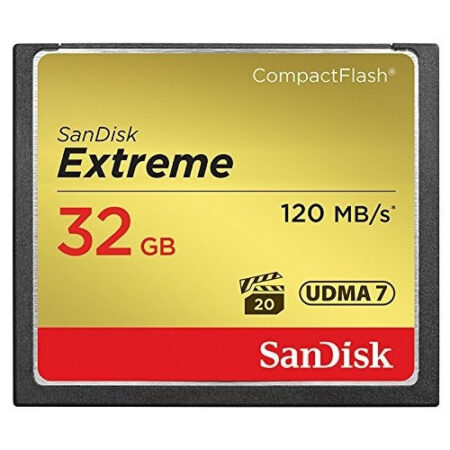 SanDisk CF extreme 32GB 120MB/s read 85MB/s write Compact Flash kaart Zwart | SanDisk