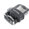SanDisk Dual Drive Ultra 3.0 128GB USB-Micro USB 150MB lux USB-sticks Zwart | SanDisk