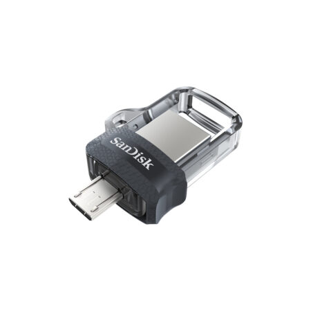 SanDisk Dual Drive Ultra 3.0 64GB USB -Micro USB 150MB lux USB-sticks Zwart | SanDisk