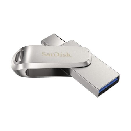 SanDisk Dual Drive Ultra 3.1 Luxe 128GB (USB-C) USB-sticks Grijs | SanDisk