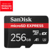 SanDisk MicroSDXC Express 256GB 880mb/s r - 650mb/s w - 210 mb/s sustained write -U Micro SD-kaart Zwart | SanDisk