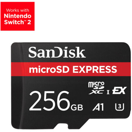 SanDisk MicroSDXC Express 256GB 880mb/s r - 650mb/s w - 210 mb/s sustained write -U Micro SD-kaart Zwart | SanDisk
