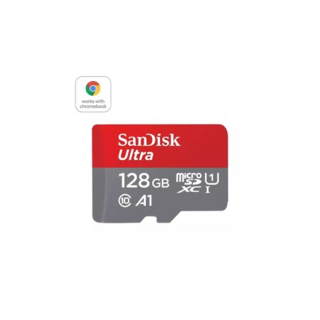SanDisk MicroSDXC Ultra 128GB Class 10 140MB/s +SD-Adapter voor Chromebooks Micro SD-kaart | SanDisk
