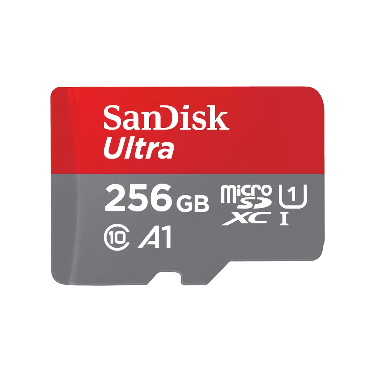 SanDisk MicroSDXC Ultra 256GB 150mb/s C10 - SDA UHS-I Micro SD-kaart Grijs | SanDisk