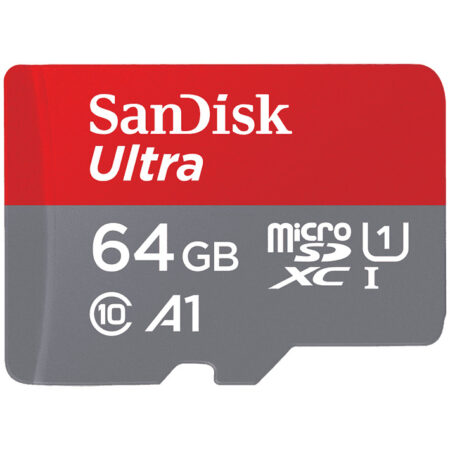 SanDisk MicroSDXC Ultra 64GB 140mb/s Micro SD-kaart Grijs | SanDisk