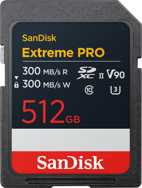 SanDisk SDXC Extreme PRO 512GB 300MB/s