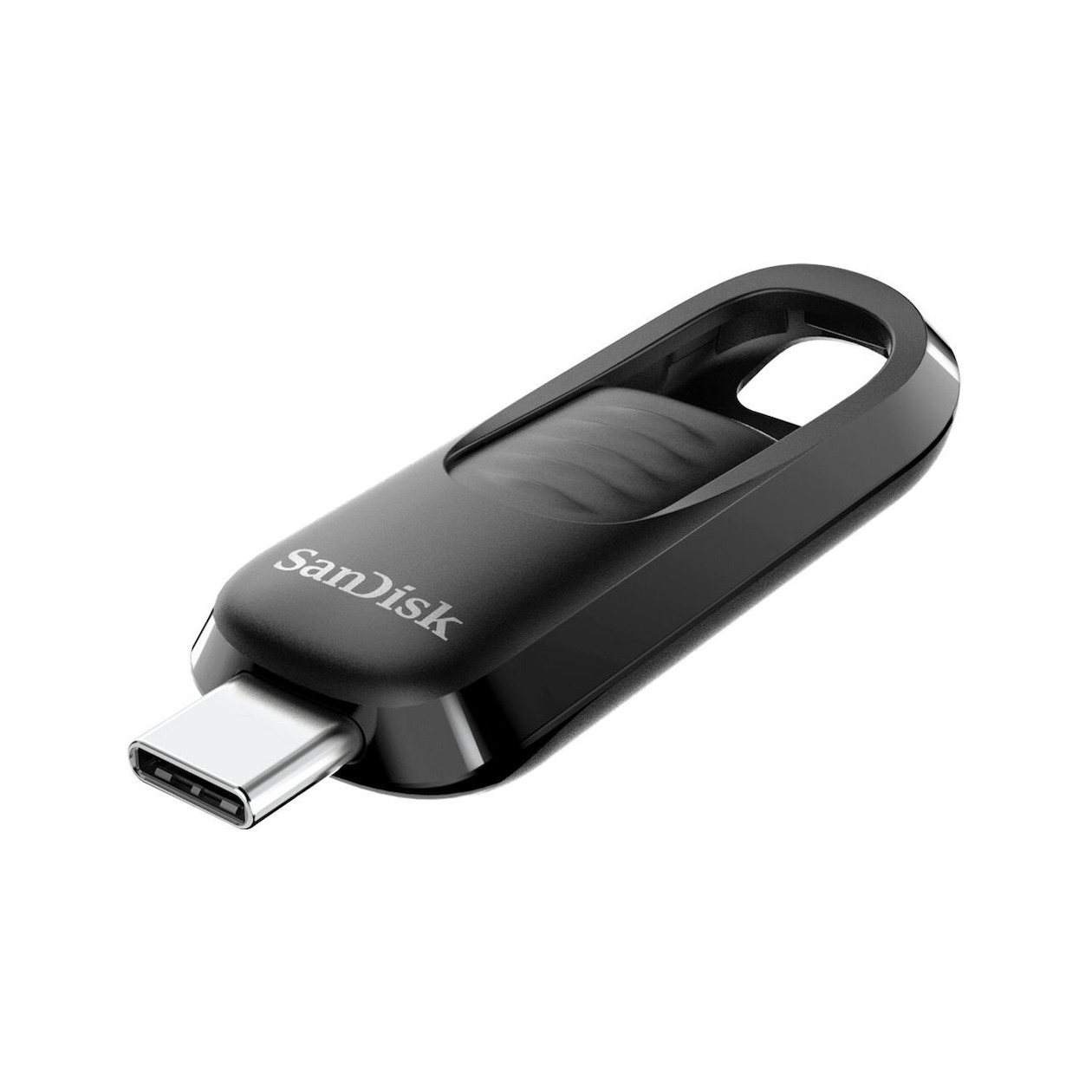 SanDisk ULTRA SLIDER 128GB USB 3.2 Gen 1 400 MB/s USB-sticks Zwart | SanDisk