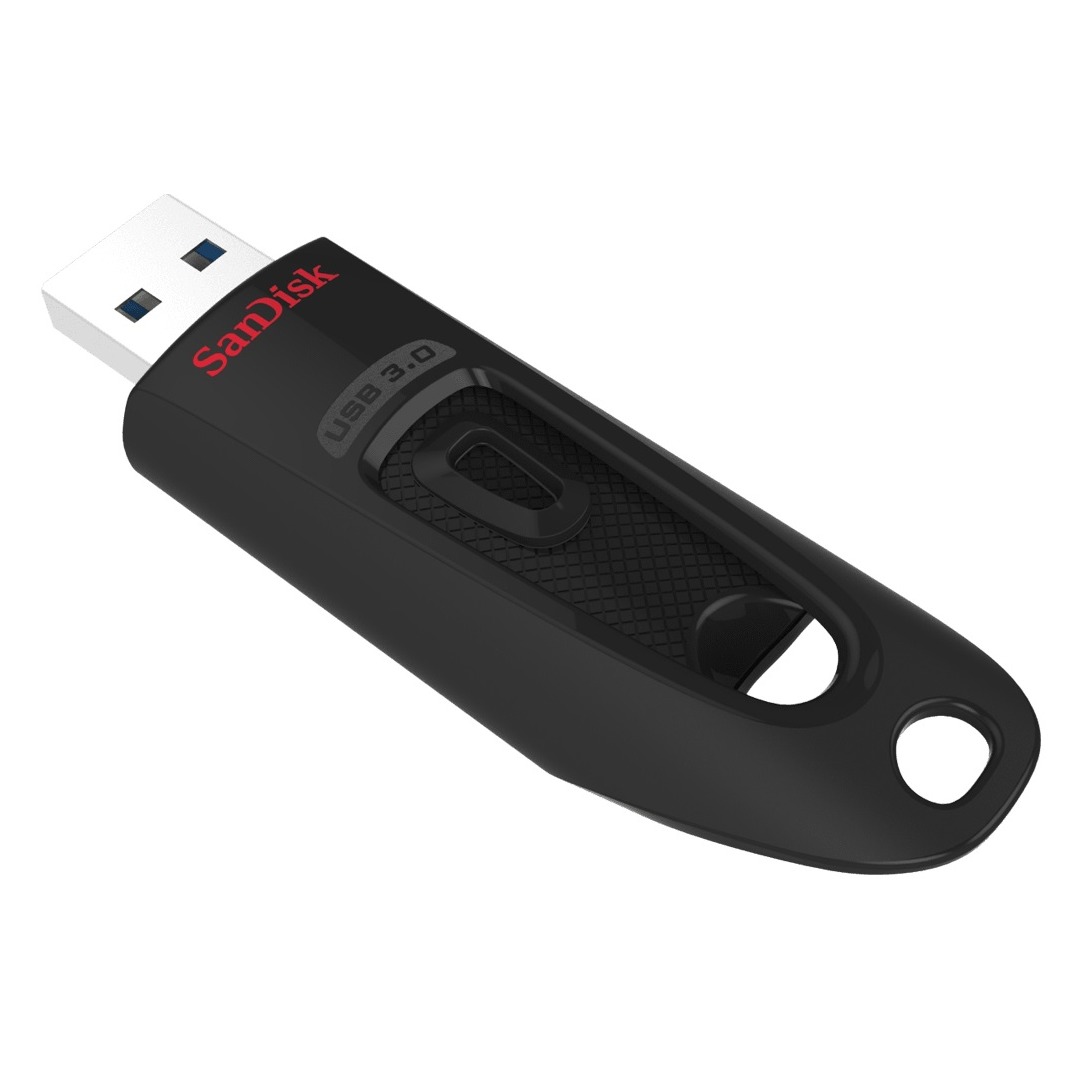 SanDisk USB Ultra 128GB 100MB/s - USB 3.0 USB-sticks Zwart | SanDisk