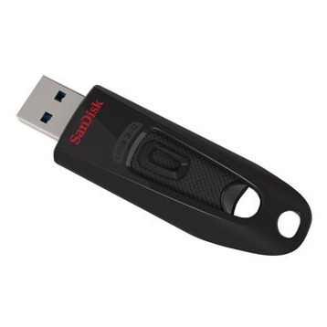 SanDisk USB Ultra 64GB 130 MB/s - USB 3.0 USB-sticks Zwart | SanDisk