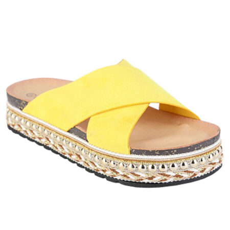 Sandalen Ibiza Geel | Fashionize