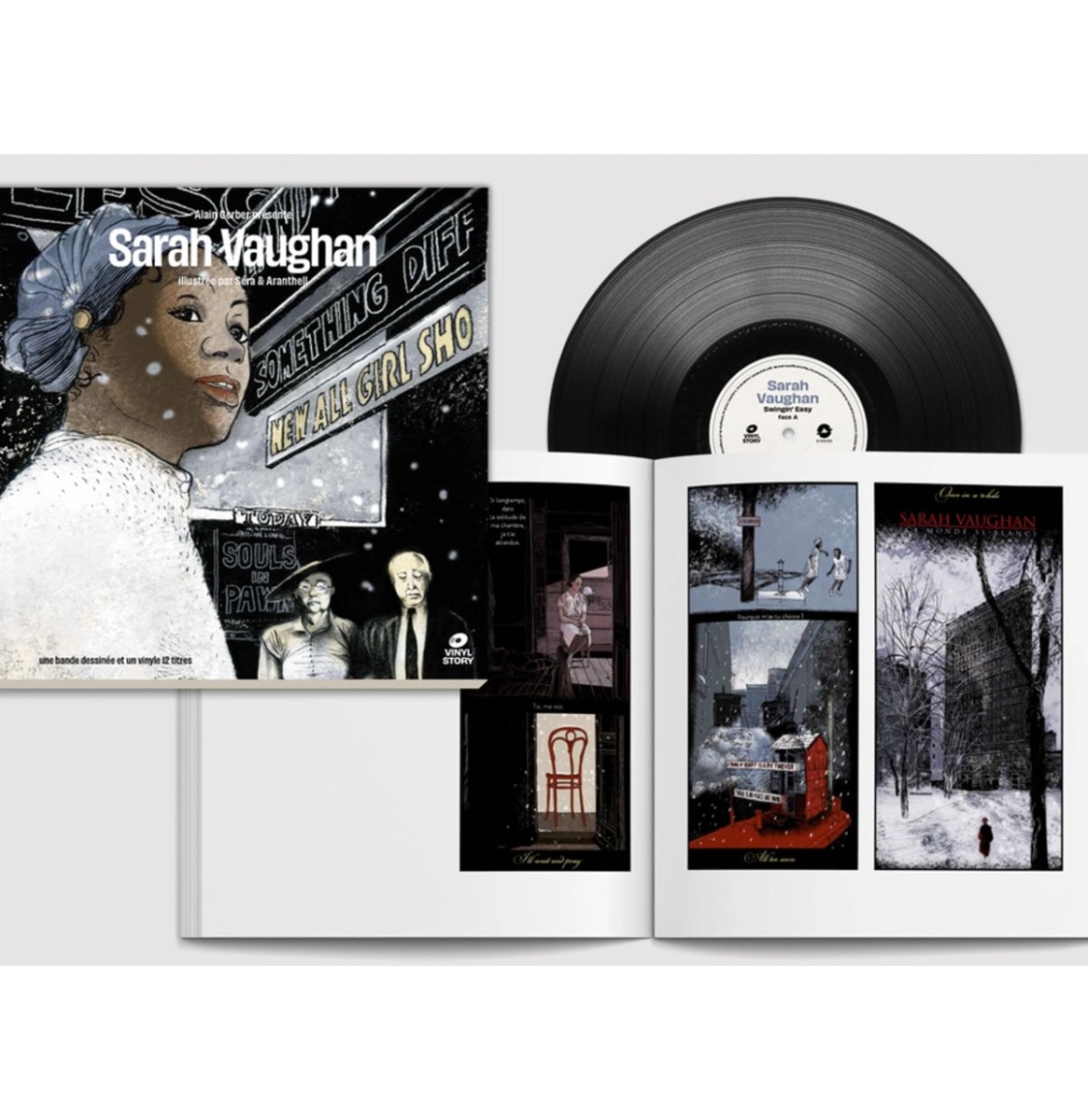 Sarah Vaughan - Sarah Vaughan Vinyl Story + Stripboek (LP) | Fiftiesstore