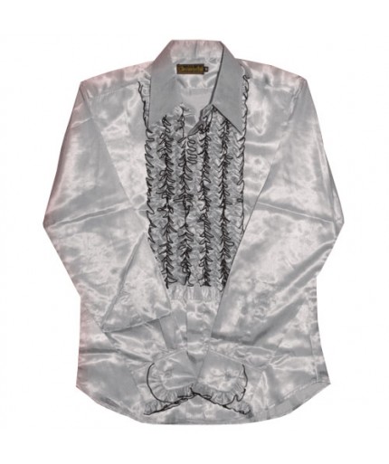 Satin Ruffles Shirt