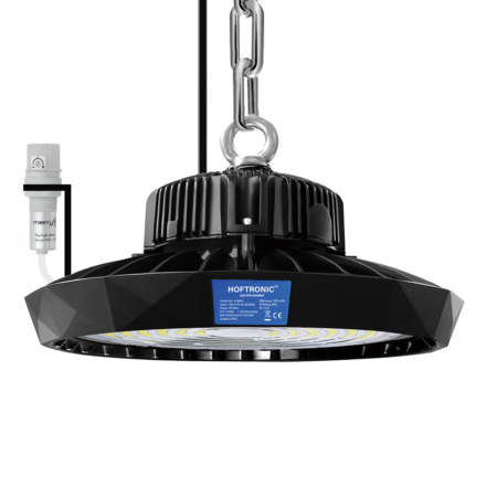 Saturn LED High Bay met daglichtsensor - Dimbaar - 90 Watt 17.100 lumen (190lm/W) - 5700K daglicht wit - 120° - IP65 - Bridgelux LED's | HOFTRONIC