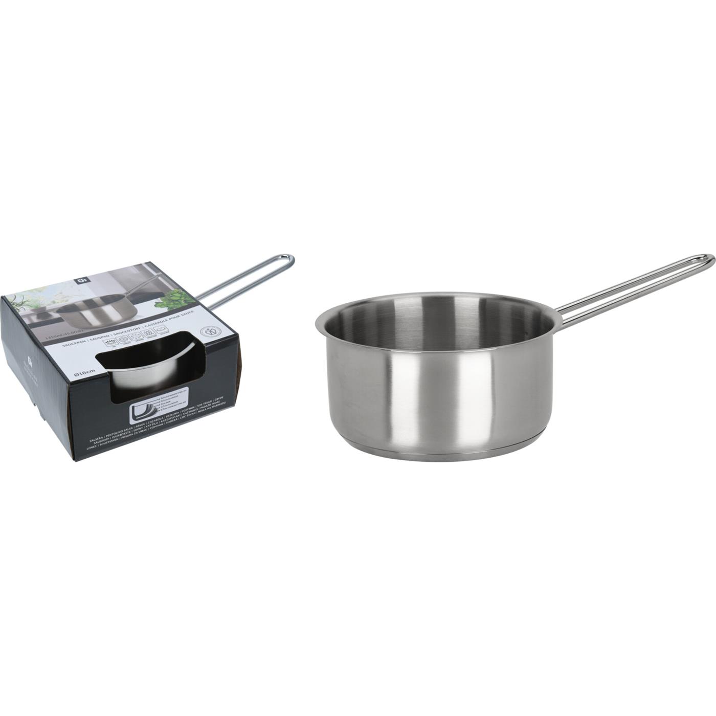 Sauspan steelpan 16cm RVS 1350ml | Excellent Houseware