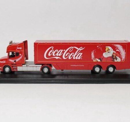 Scania T-CAB Box Trailer Model 1:76 - Miniatuurtruck | Coca-Cola