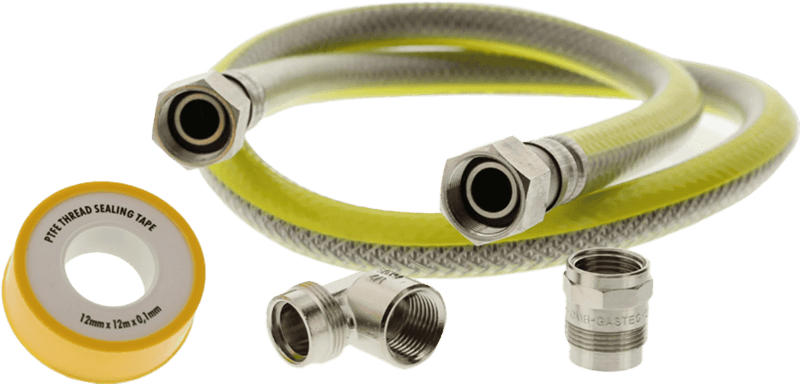 Scanpart Gasslang RVS Flex 125 cm
