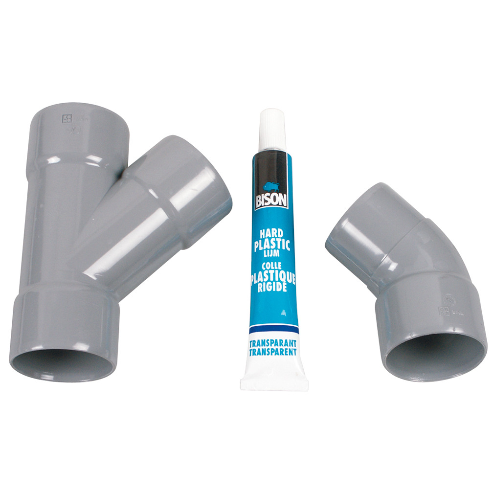 Scanpart PVC y-stuk verbindingsset condensdroger Droger accessoire Grijs | Scanpart