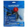 Scanpart Premium High Speed HDMI kabel met Ethernet 1.5m 4K60Hz 18Gbps HDMI kabel | Scanpart