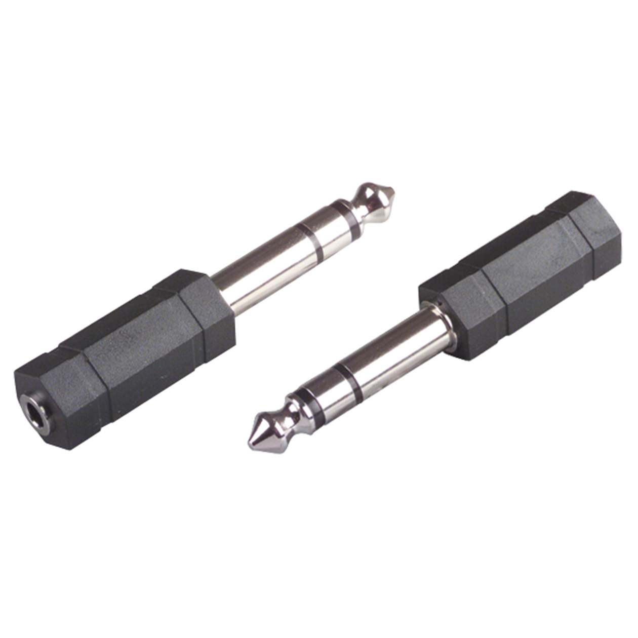 Scanpart audio adapter 3.5mm jack - 6.3mm koptelefoon Mini jack kabel Wit | Scanpart