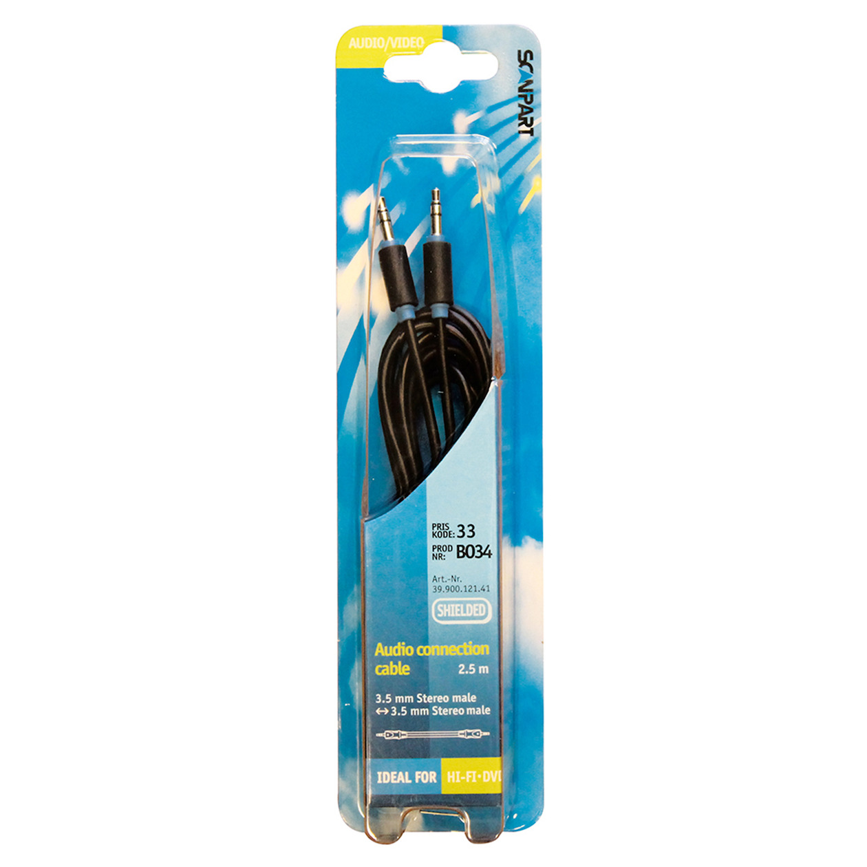 Scanpart audio kabel 3.5mm jack 2