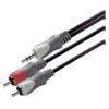 Scanpart audio kabel 3.5mm jack - 2xRCA 3