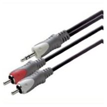 Scanpart audio kabel 3.5mm jack - 2xRCA 3