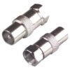 Scanpart coax adapter - F-connector naar 9