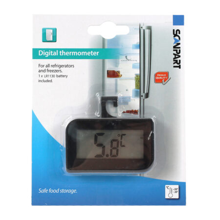 Scanpart koelkast & diepvries thermometer digitaal Koelkast accessoire Zwart | Scanpart