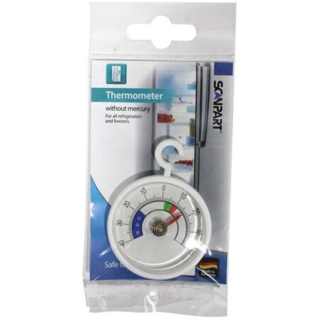 Scanpart koelkast & diepvries thermometer rond Koelkast accessoire Wit | Scanpart