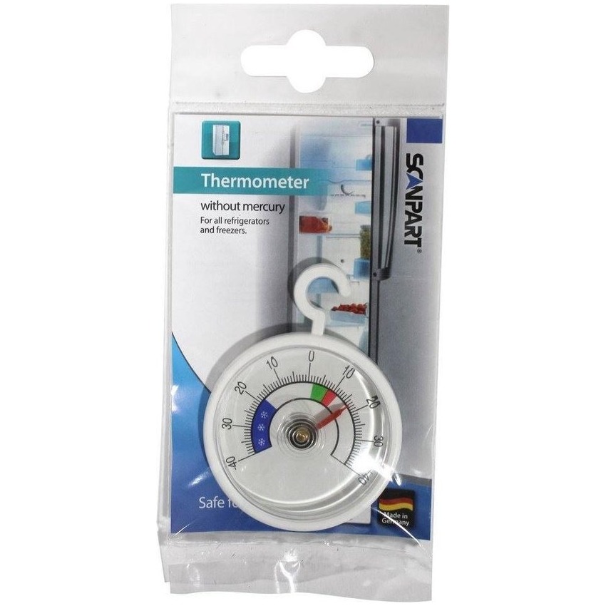 Scanpart koelkast & diepvries thermometer rond Koelkast accessoire Wit | Scanpart