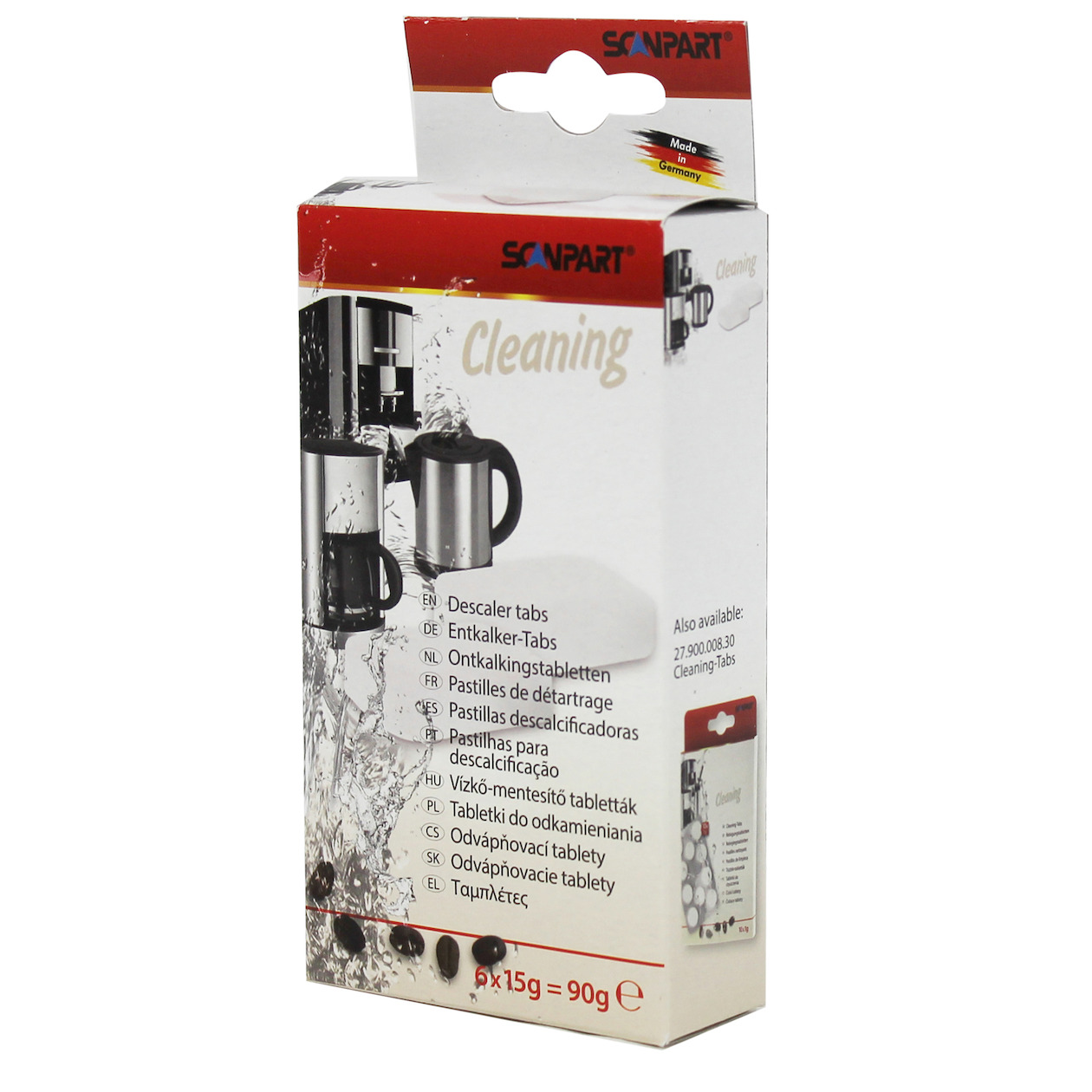 Scanpart ontkalkingstabletten 6x15g Ontkalker | Scanpart