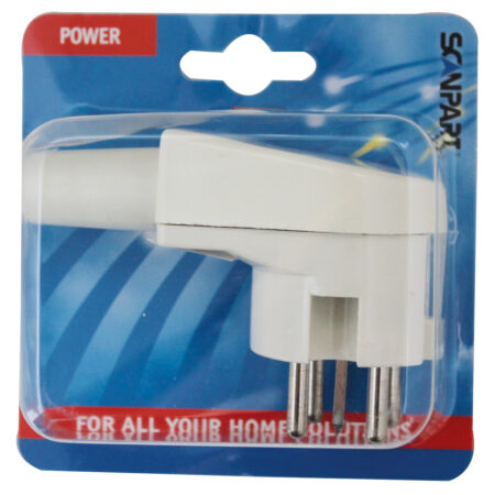 Scanpart perilex stekker 16A/400V haaks Wit Inbouw accessoire Wit | Scanpart