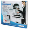 Scanpart tussenkader voor wasmachine en droger met werkblad Droger accessoire Wit | Scanpart