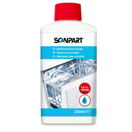 Scanpart vaatwasser reiniger 250ml Vaatwassers accessoire Wit | Scanpart