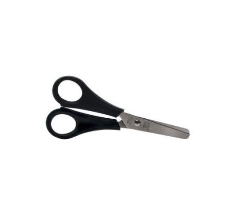 Schaar Ronde Punt 13Cm Zwart | Soho