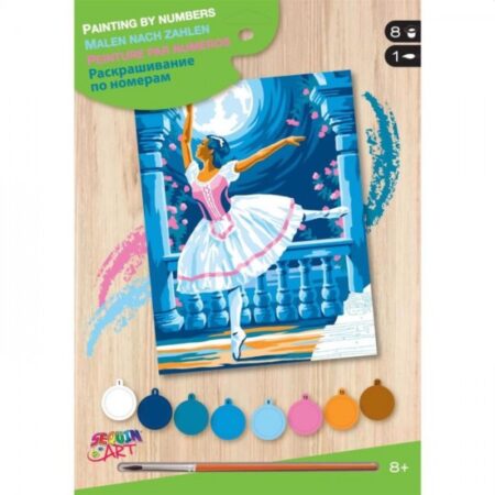Schilderen Op Nummer Ballerina | Sequin Art