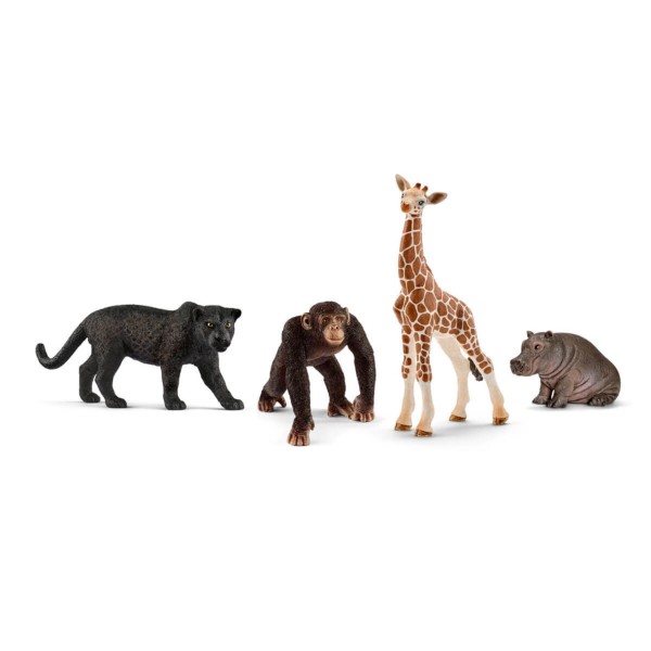 Schleich 72162 Wild Life Figures Playset 4 Dieren | Schleich