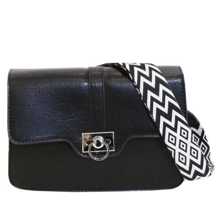 Schoudertas Aztec Zwart | Fashionize