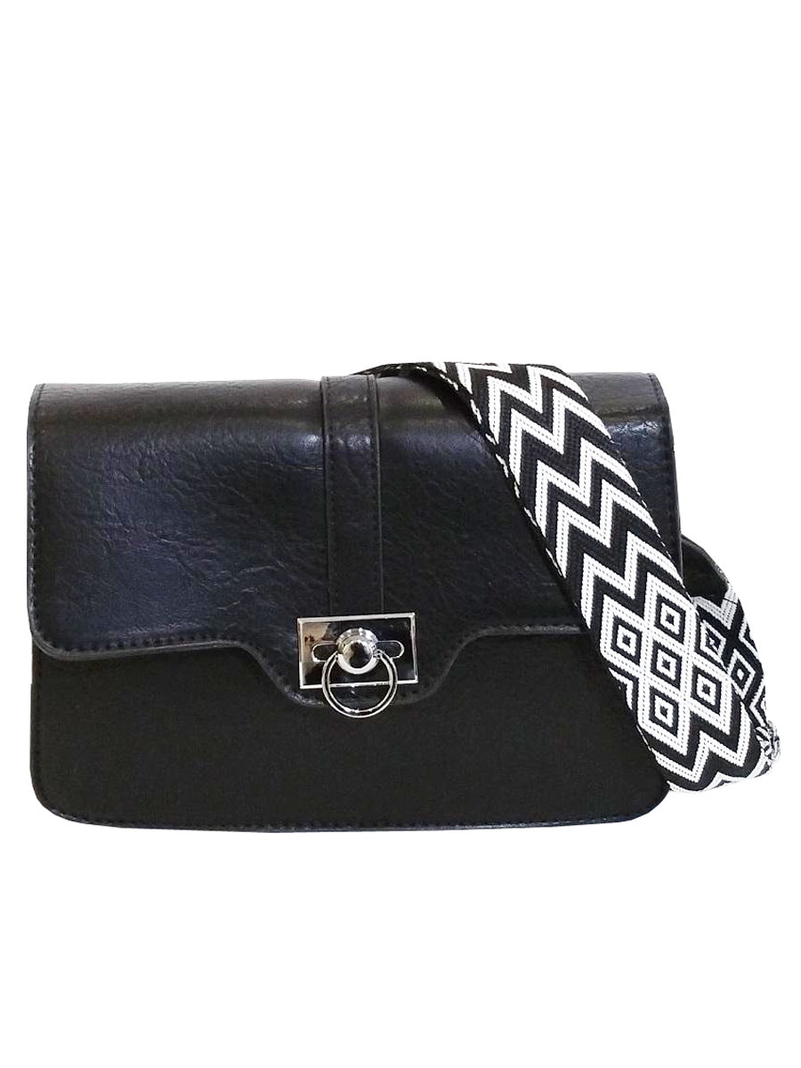 Schoudertas Aztec Zwart | Fashionize