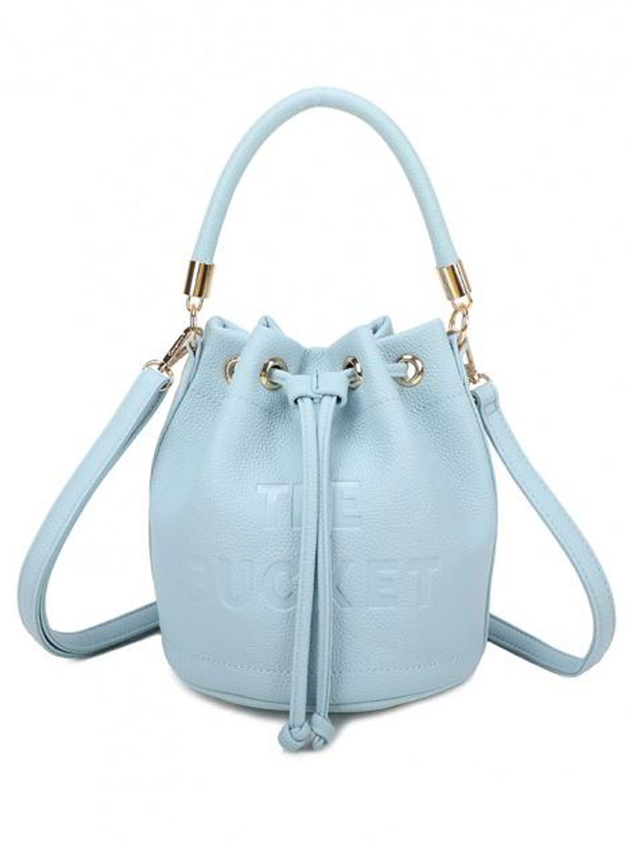 Schoudertas Bucket Blauw | Fashionize
