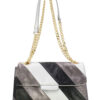 Schoudertas Metallic Zilver | Fashionize