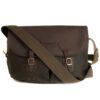 Schoudertas Wax Leather Tarras olive | Barbour