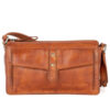 Schoudertas leer Maida Brandy | Spikes & Sparrow