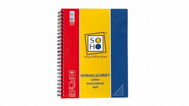 Schrift A5 Lijn Spiraal 200 Vel | Soho