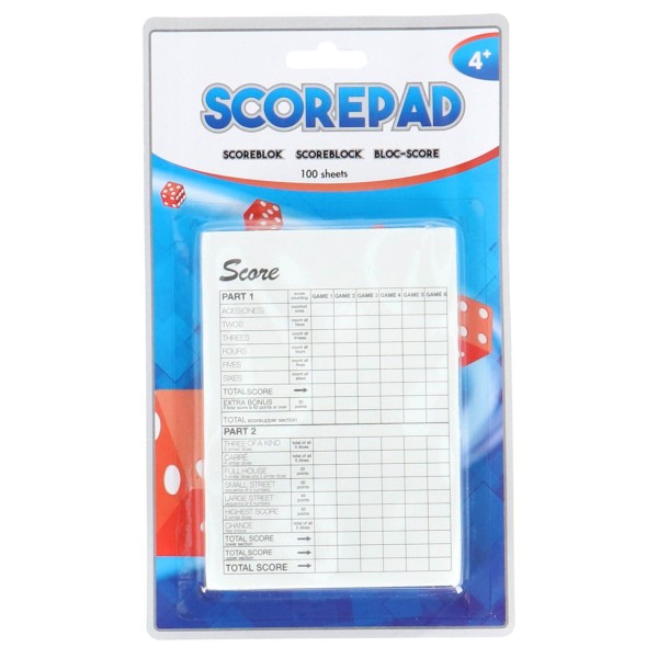 Scoreblok 100 Vel |