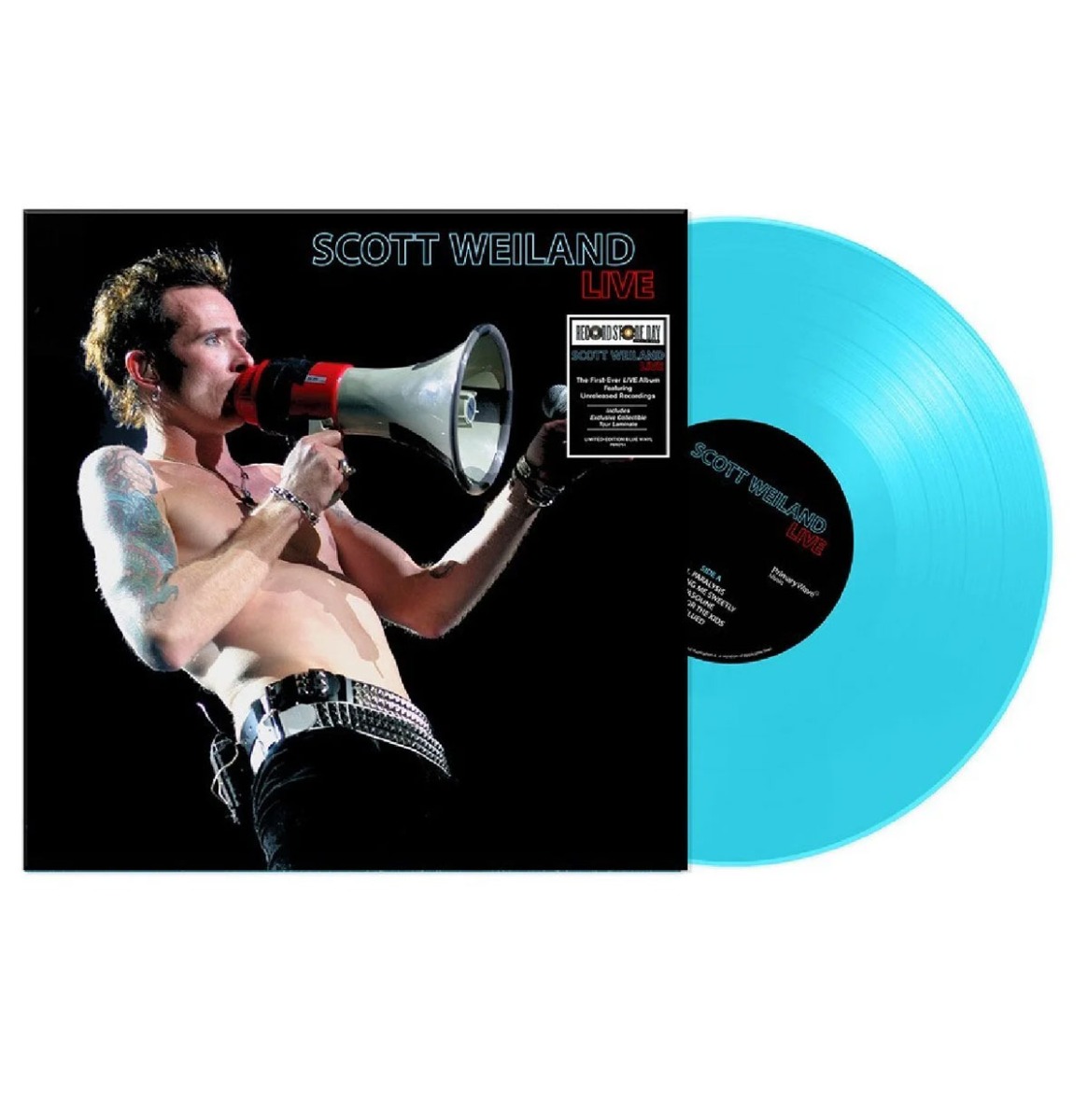 Scott Weiland - Live From The Happy In Galoshes Tour 2009 (Blauw Vinyl) (Record Store Day 2026) 12" Vinyl | Fiftiesstore