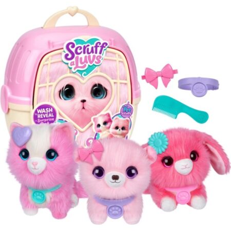 Scruff A Luvs Knuffel Pet Single Roze |