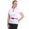 Sean Blouse White-XXXXL | 20% korting | Pinup Couture